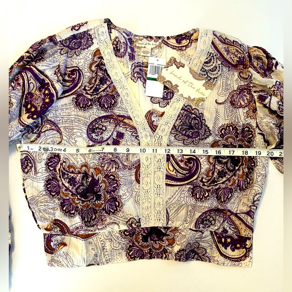 Band of the Free Mirabelle Crop Top L NWT - Picture 8 of 11